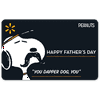 Snoopy Happy Father Day Gift Card