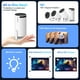 thumbnail image 2 of Magcubic HY300PRO Mini proyector portátil Auto Keystone, proyector Inteligente 200 ANSI con WiFi 6, BT 5.0, Pantalla de 130 Pulgadas, Giro de 180 Grados, Sistema operativo Android Integrado 11（White, 2 of 5