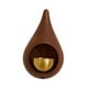 thumbnail image 2 of Timbre de comerciante para abrir puertas, timbre de madera con adorno decorativo Color oscuro, 2 of 9