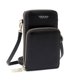 thumbnail image 5 of Bolso de hombro transparente para teléfono para mujer, Cartera de cuero Pu con pantalla táctil negra de 1 pieza, tarjetero para mujer con correa para el hombro y pulsera, 5 of 5
