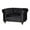Black, variant on A and B Home A&B Home Black Upholstered Accent Chair