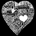 thumbnail image 2 of LA Pop Art Men's Word Art Crewneck Sweatshirt - LOVE IN 44 DIFFERENT LANGUAGES, 2 of 2
