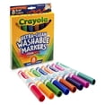 thumbnail image 2 of Crayola Washable Marker Set, 8-Colors, Broad, Bold, 2 of 2