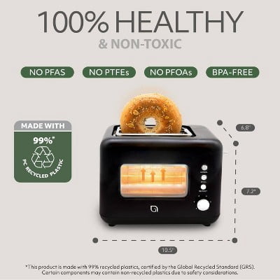 2 Slice Toaster with Window