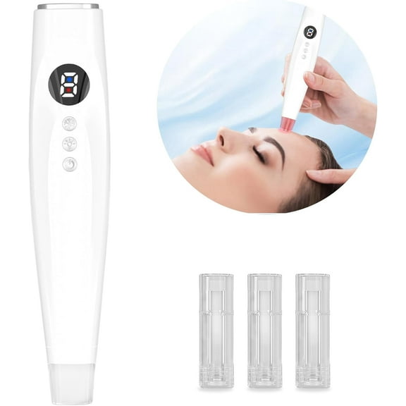 Portable Facial Skin Cleaning Machine, Anti-aging And Pigment Removal Device-White