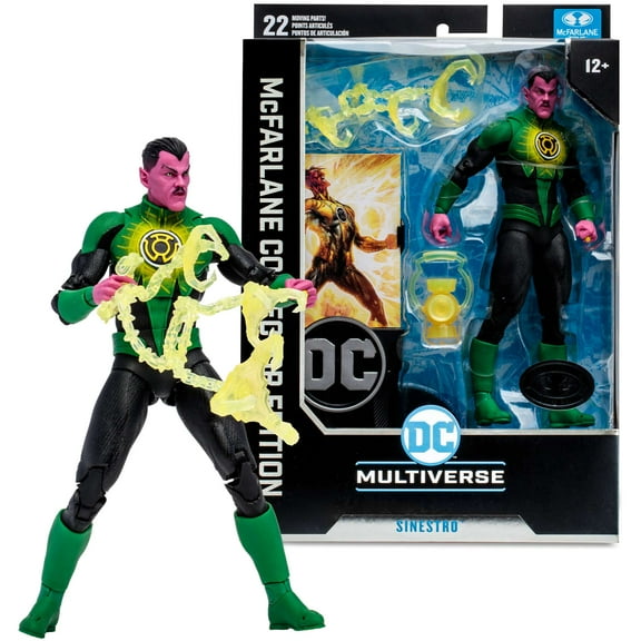 McFarlane DC Collector Edition Sinestro Action Figure (Platinum Edition)
