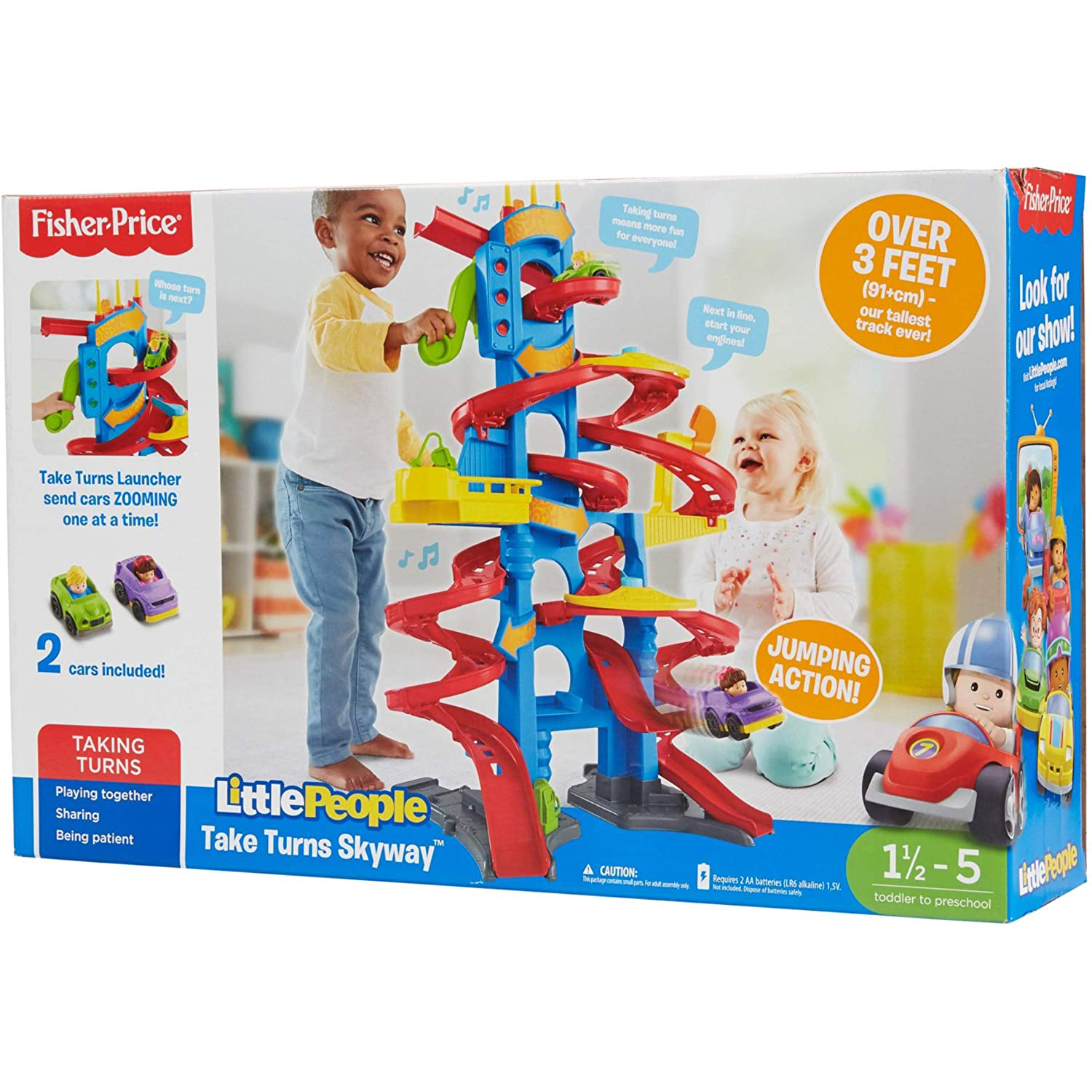 Fisher-Price Little People Take Turns Skyway Foot Tall Kid Fisher price skyway toy