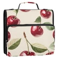 thumbnail image 5 of FORMRS Zipper Binder with Shoulder Strap 2-inch Ring 500 Sheet Capacity File Bag, Cute Cherry, 5 of 5