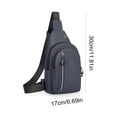thumbnail image 3 of Fiudx Bolso Bandolera Elegante de Gran Capacidad, Mochila Impermeable de Tela de Alta Densidad, Bandolera Cómoda con Correa Ajustable para El Hombro, Ideal para Viajes de Negocios Al Aire Libre, Rega, 3 of 6