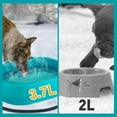 thumbnail image 5 of YUANZI 3.7L Extra Large Heated Water Bowl for Outdoor, 35W Thermostatic Control Heating Pet Bowl Dog Gifts with 6.6Ft Bite-Proof Cord for Winter Dogs Cats Chickens Squirrels, 5 of 7