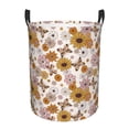thumbnail image 2 of Uemuo Sunflowers And Butterflies Pattern Circular Laundry Hamper Basket with handles,Collapsible laundry basket,Large capacity laundry hamper,Laundry Organizer-, 2 of 8