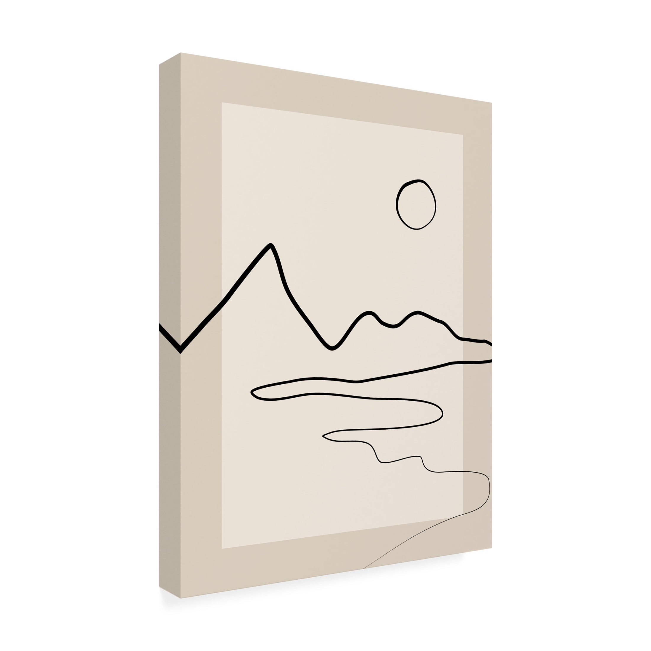 Trademark Fine Art Elena Ristova  lineart2 Canvas Wall Art