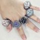 thumbnail image 3 of Fashion Women Men Ring Watch Stretch Quartz Finger Watches Rings Jewelry Gifts Ruikalucky, 3 of 4