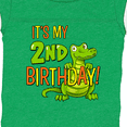 thumbnail image 4 of Inktastic It's My 2nd Birthday with Cute Green Alligator Boys or Girls Baby Bodysuit, 4 of 5