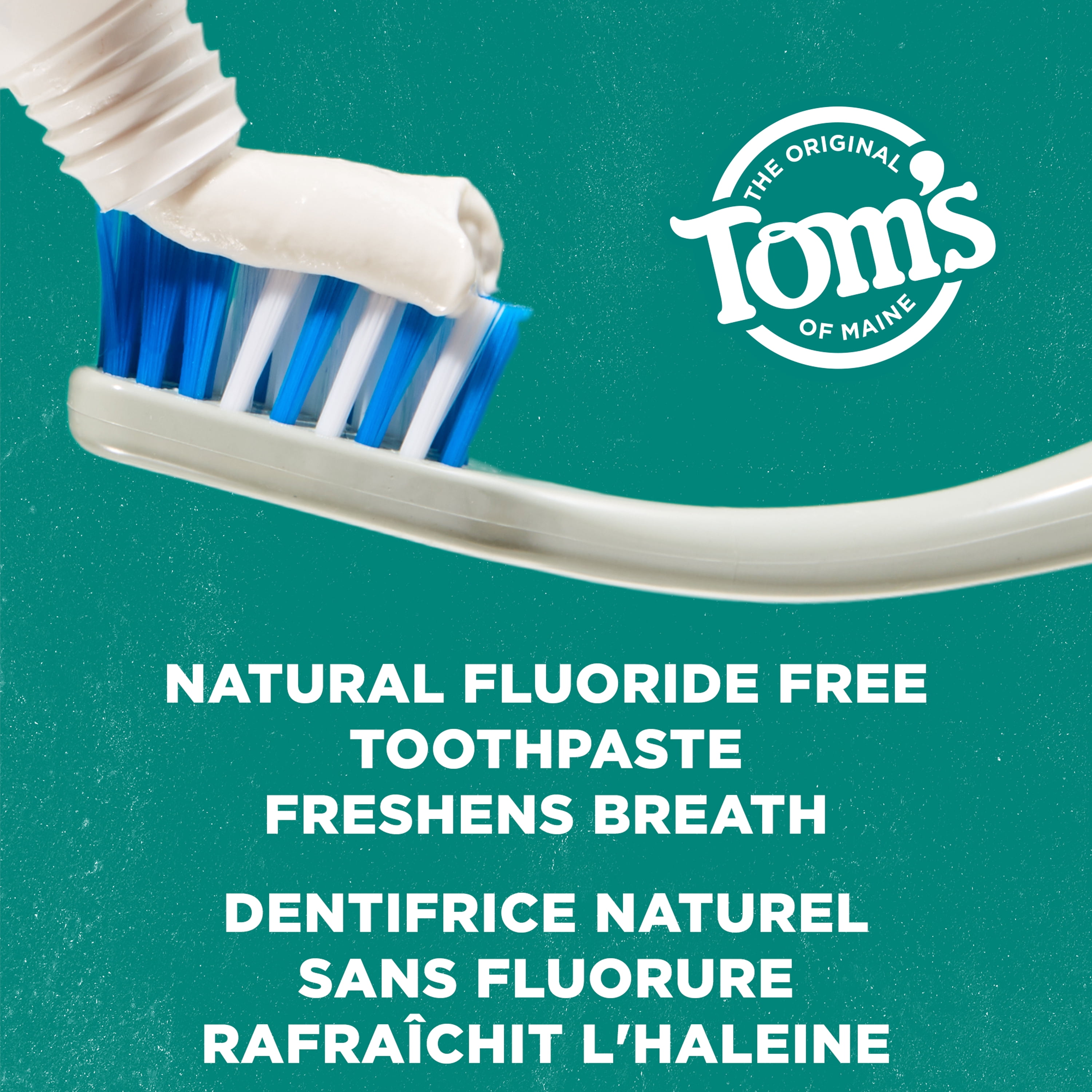 Tom’s of Maine Simply White Dentifrice sans Fluorure, Menthe Poivrée, 85 ml