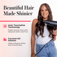 thumbnail image 4 of Revlon Smoothstay Coconut Oil-Infused Ceramic Hair Dryer with Diffuser, Black, 4 of 11