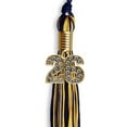 thumbnail image 6 of Endea Graduation Navy Blue/Gold Mixed Color Graduation Tassel with Gold Date Drop, 6 of 10