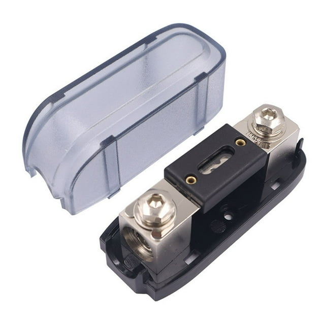 Riwesomey Fusible de protección con corriente máxima - Portafusibles ANL de alto rendimiento para vehículos Portafusibles Vehículos, repuestos y accesorios Mis 250A 9.6*4.1*3.9 cm