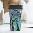 thumbnail image 6 of Uemuo Beautiful Dreamcatcher Print Carry Insulated Coffee Mug, Travel Mug with Hidden Handle, Insulated Coffee Flask, Leak-proof Travel Mug Insulated Mug for Office, 6 of 8