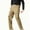 Khaki, variant on Men's Fashion Work Pants with Solid Color and Multi-Pocket Design for Protective Comfort, Outdoor Activities, Daily Wear, and Functional Use