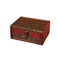 thumbnail image 1 of Box Jewelry Wood Antique Pendant Storage Lock Buckle Present Packaging Display Package Rings Organizer Practical Lotus, 1 of 9
