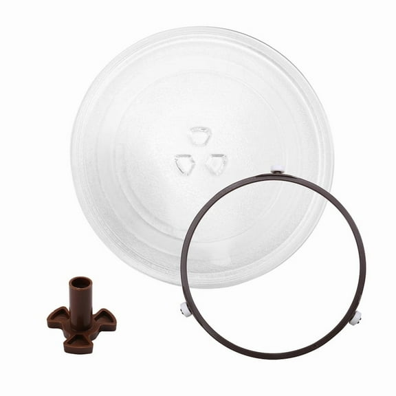 Universal Microwave Glass Plate Turntable Plate, Round Cover Replacement 24.5cm
