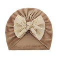 thumbnail image 1 of Baby Hat Charming Elastic Fabric Bowknot Design Infant Beanie Cap for Baby Shower, 1 of 10