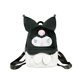thumbnail image 1 of Anime Sanrio serie Kuromi Kawaii dibujos animados mochila de felpa niñas estudiantes mochila lindo buen aspecto bolsa de peluche regalos de navidad hola suerte unisex, 1 of 2