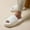 White, variant on Slippers for Women Open Toe Platform Sandals Fleece Casual Slide Pool Shoes