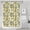 Yellow Highland Cow, variant on Gray Buffalo Geometric Pattern Shower Curtain 36"x72" ,Bathroom Decorative Shower Curtains Set with 12 Hooks,Modern Waterproof Washable Shower Curtain