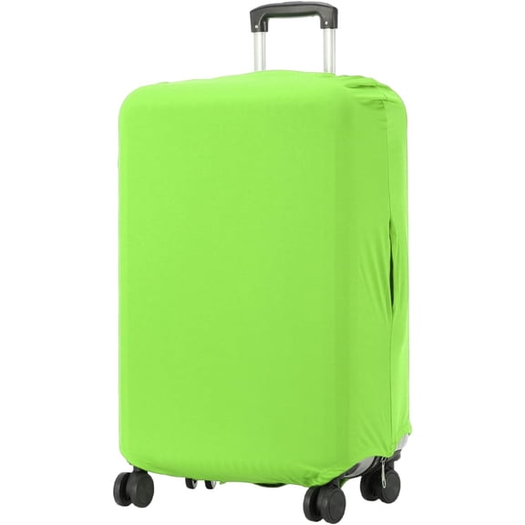 Luggage Cover for Suitcase Protector, Fit 26-28 Inch Elastic Scratch-Resistant Covers Travel Business Trips, Green (L)