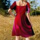 thumbnail image 5 of Vestido de manga corta con repostería, vestidos elegantes y chic para mujer, vestidos de promoción, vestidos cortos de estilo coreano, atrevidos., 5 of 7