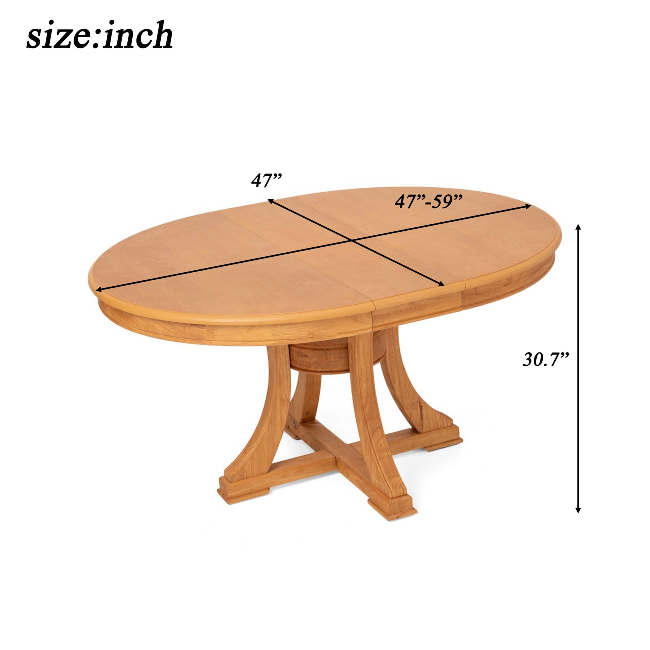 Noble House Sheila 5-Piece Retro Round Dining Set, Extendable Table with 4 Rattan-Back Upholstered Chairs, Natural