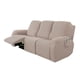thumbnail image 1 of Nvzi Funda de sofá elástica de jacquard, funda de sofá reclinable de 3 plazas para sala de estar, fácil de instalar, lavable, protector de sofá (caqui), 1 of 4
