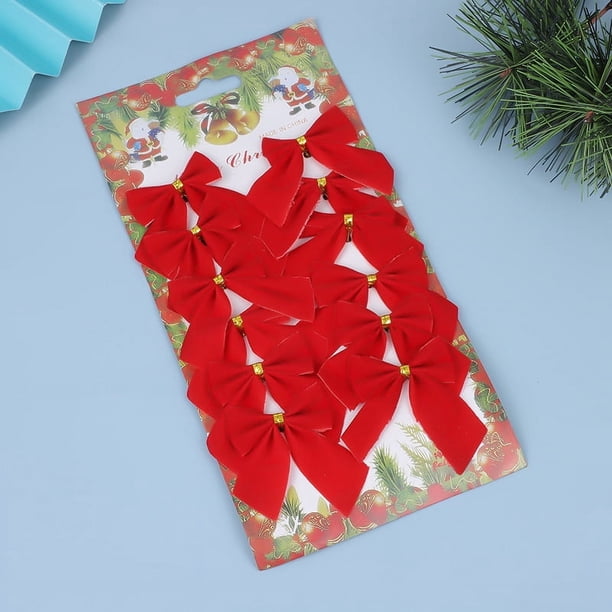 Lazo navideño, adornos para árboles de Navidad de varios estilos, accesorios, decoración de ambientes de escena