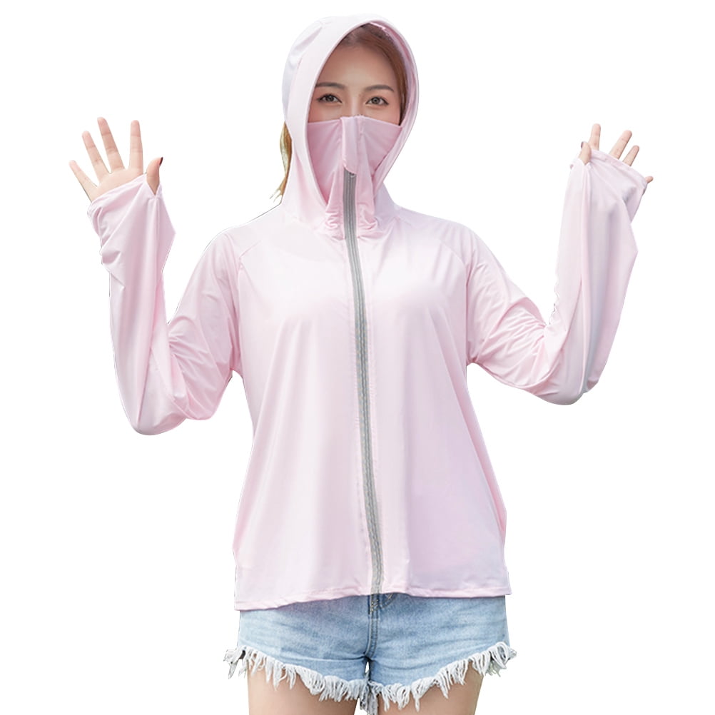 1PC Summer Sun-protective Clothing Stylish Hooded Anti-uv Cloak Cycling Sun  Block Veil Garments Outdoor Covering Face Sun Screen Clothes for Lady