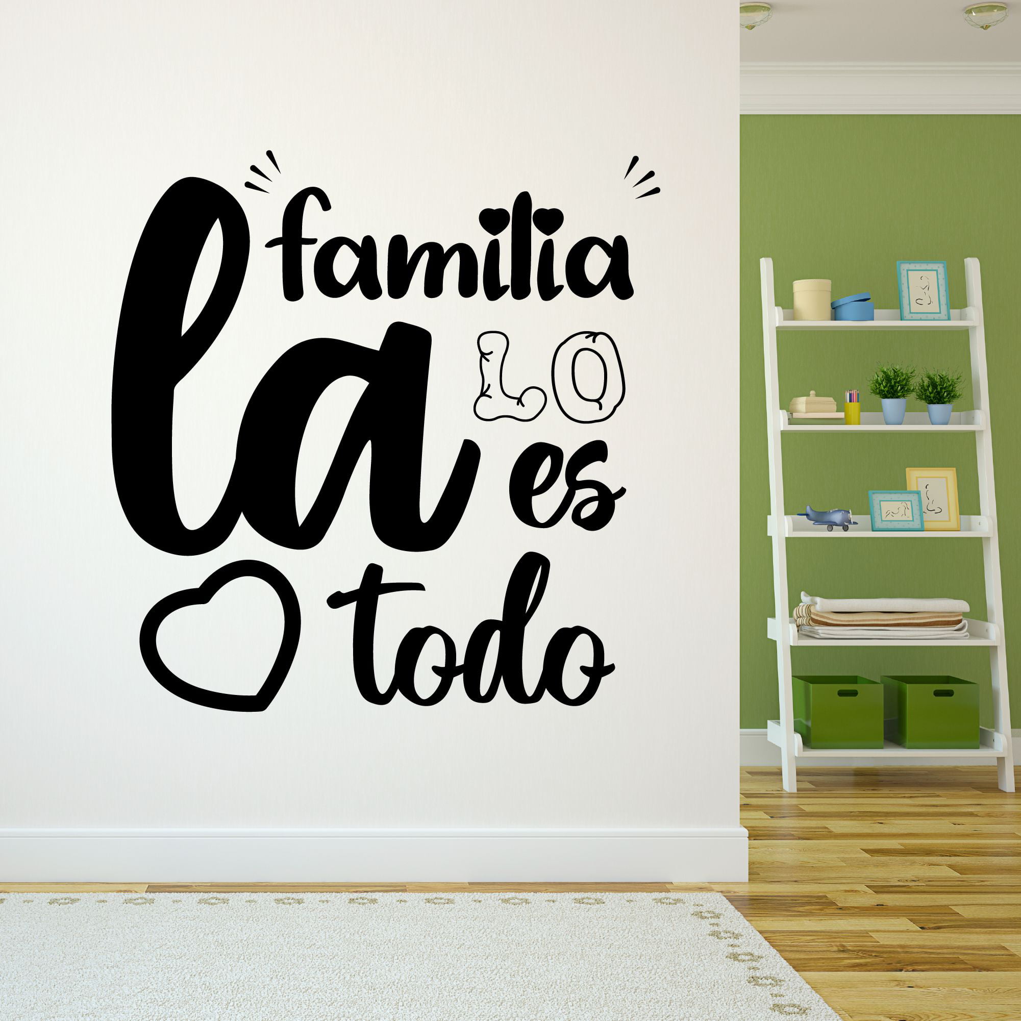 Spanish Wall Decals for Children Bedroom - El Amor de la Familia