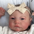thumbnail image 2 of 19in Real Life Baby Dolls Toys Realista Reborn Baby Dolls Regalo de cumpleaños para niños JShteea libre de BPA, 2 of 8