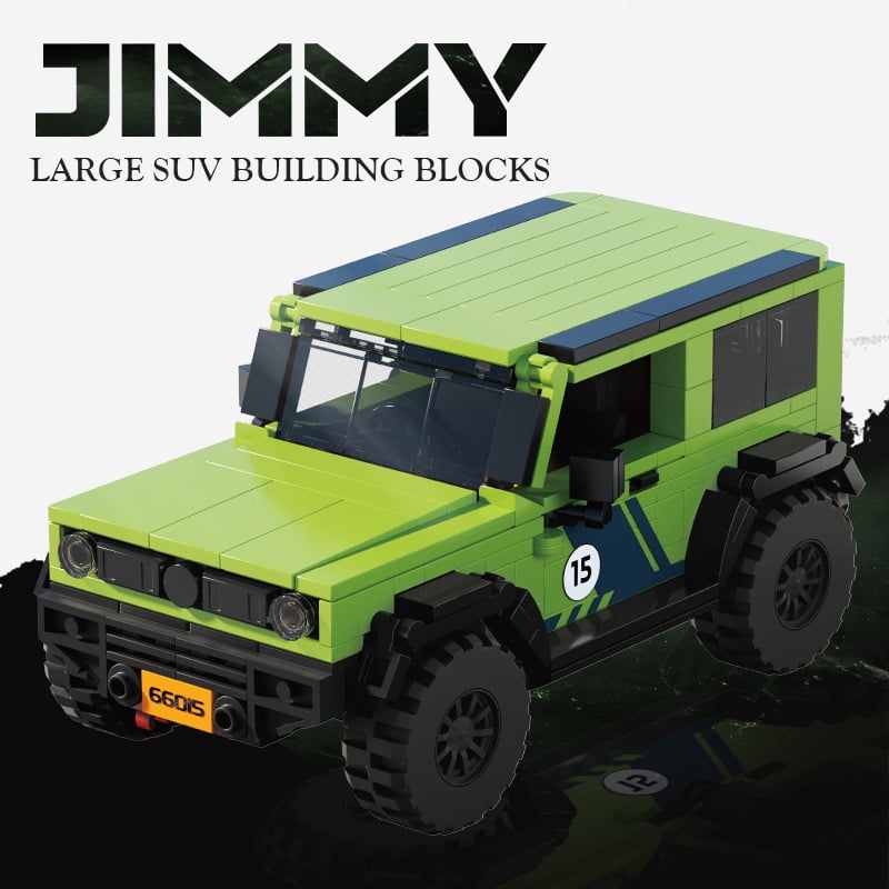 413PCS Suzuki Jimny Building Blocks Model Kit,Retro Off-Road Vehicle Collectible Desk Decor, Perfect Gift for Car Enthusiasts Boys Teens Adults