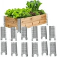 thumbnail image 5 of 8" Pallet Collar Hinges, 8-Pack for 2 Layers – Foldable & Removable Design for Raised Garden Beds, DIY Storage, Pet Pens, Garage Organization, and Industrial Use, 5 of 7