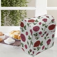 thumbnail image 4 of Flowers Lounger Chair Bag, Floral Theme Romantic Illustration Along Pink Roses on Plain Background, High Capacity Storage with Handle Container, Lounger Size, Green and Dark Pink, by Ambesonne, 4 of 5