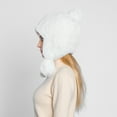 thumbnail image 5 of Dyfzdhu Women Winter Plush Fake Fur Hat Ear Protectors Warm White, 5 of 9