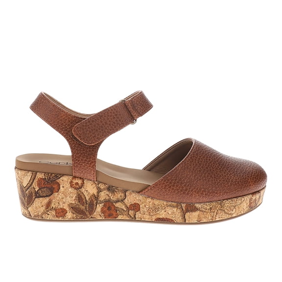 Corkys Womens All In Floral Closed Toe Wedge Casual Shoes