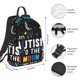 thumbnail image 2 of Disketp I Love With Autism To The Moon And Back Mochila Ligera e Impermeable, Mochila de Día Resistente para Viajes, Senderismo y Uso Diario para Hombre y Mujer, 2 of 7