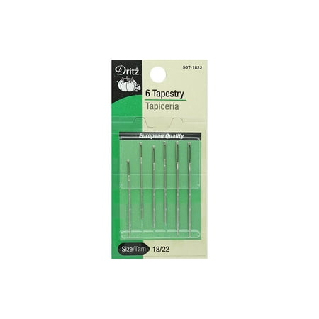 UPC: 0072879101089 | Dritz Hand Needle Tapestry Size 18/22 6pc