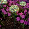 thumbnail image 2 of Solar LED Metal Flower Stake Lights - Multiple Colors, 2 of 5