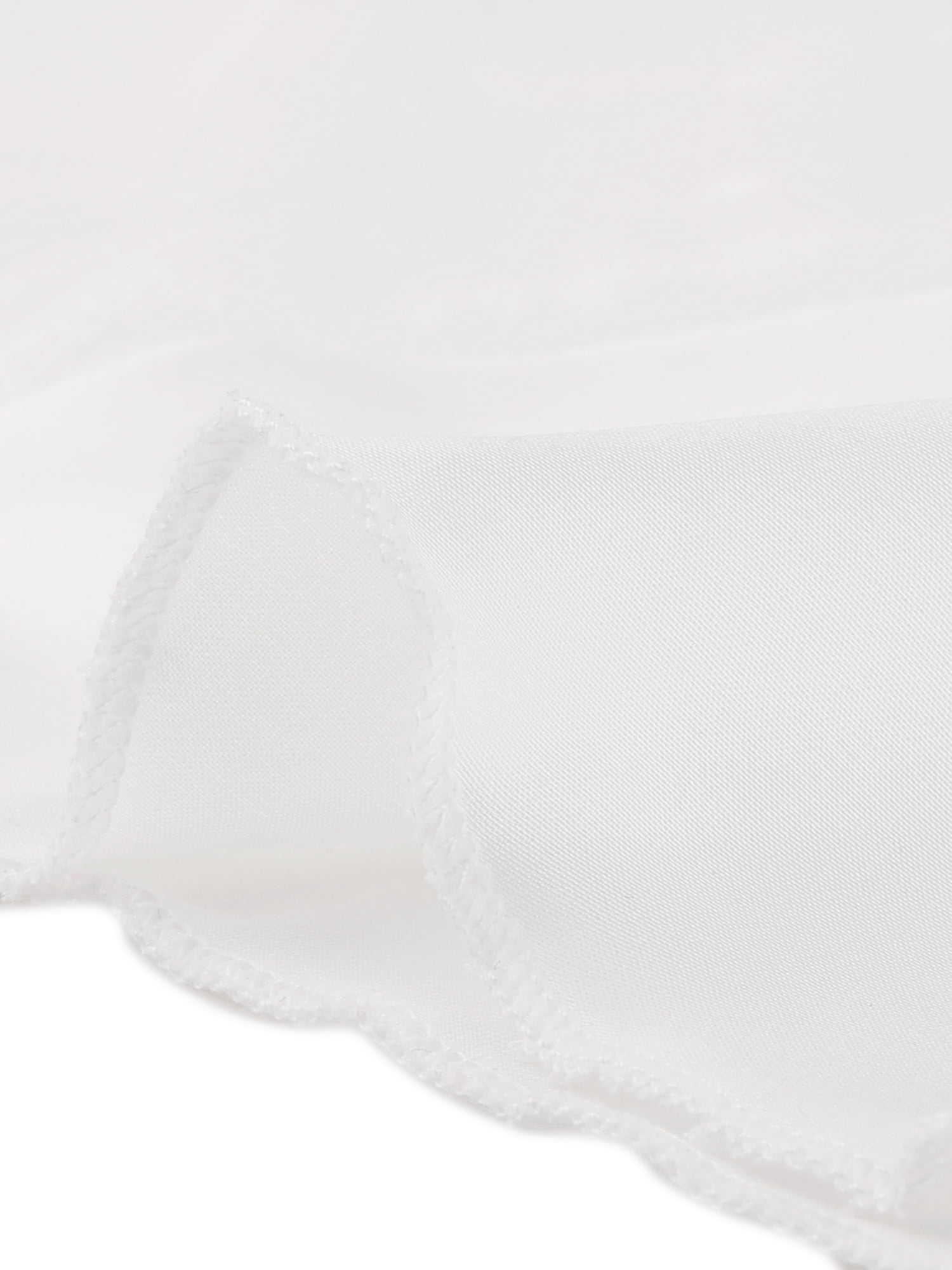 DARING DIVA Women's Babydoll Satin Mesh Inset Sweet Nightgown M White