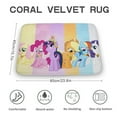 thumbnail image 2 of My Lit-tle Pony Bathroom Rugs, Extra Soft And Absorbent Bath Mat, Non-Slip, Machine Washable Doormat, Quick Dry Bath Carpet for Bathroom Floor, Tub, Shower, 2 of 8