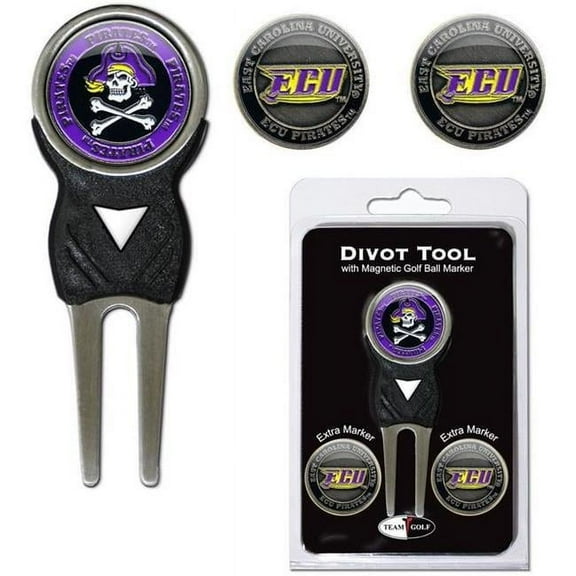 Team Golf 24645 University of East Carolina Divot Tool Pack with Signature tool