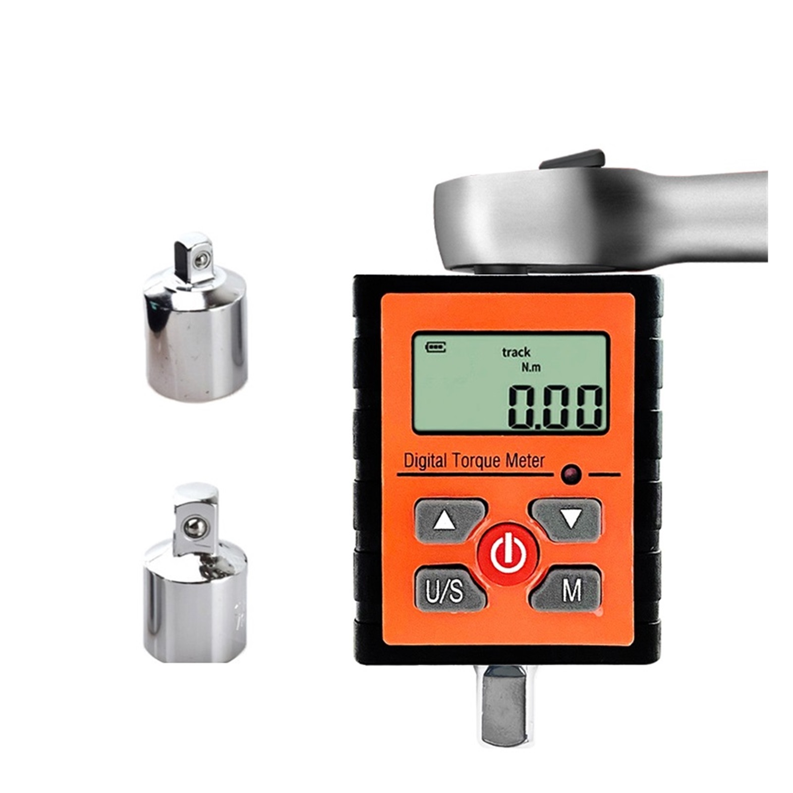 Torque Wrench Adapter Electronic Digital Torque Gauge Wrench Adapter 30Nm 135Nm 200Nm Adjustable Spanner Wrench Car Repair Tools ,Versatile Torque Units
